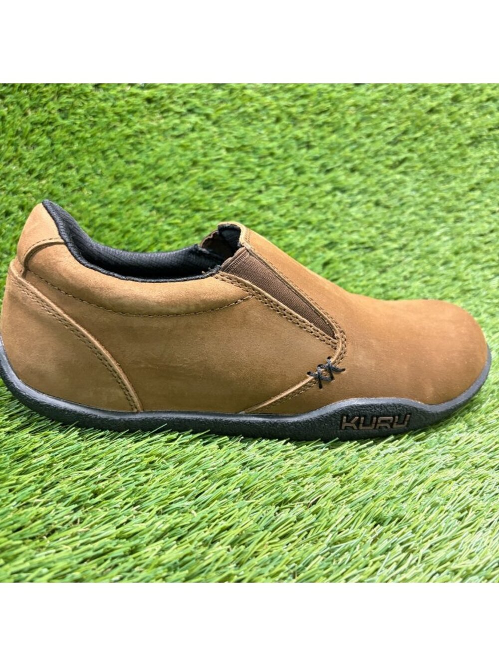 Kuru Kivi Womens Size 8.5D Brown Classic Walking Outdoor Leather Slip On Shoes